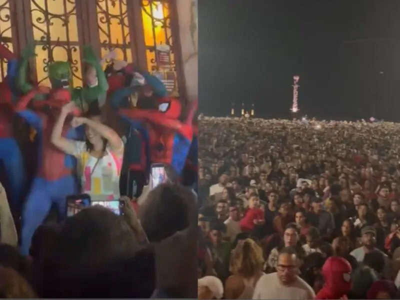 Evento do Homem-Aranha no Recife reúne milhares de pessoas
