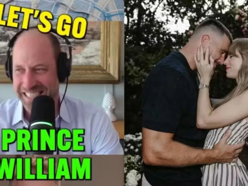 Príncipe William faz aparição surpresa em podcast de Travis Kelce, noivo de Taylor Swift
