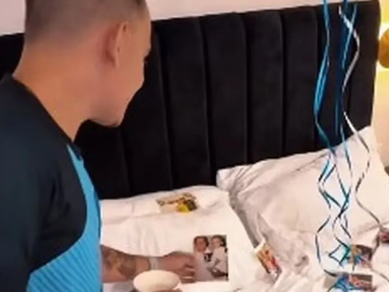 João Gomes ganha homenagem da esposa em aniversário à distância: “Você é meu tudo”