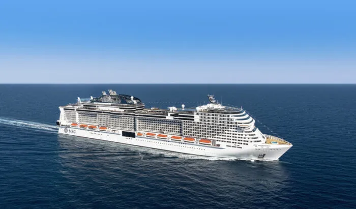 MSC anuncia cinco navios na América do Sul para 2027/2028, com estreia do Meraviglia no Brasil