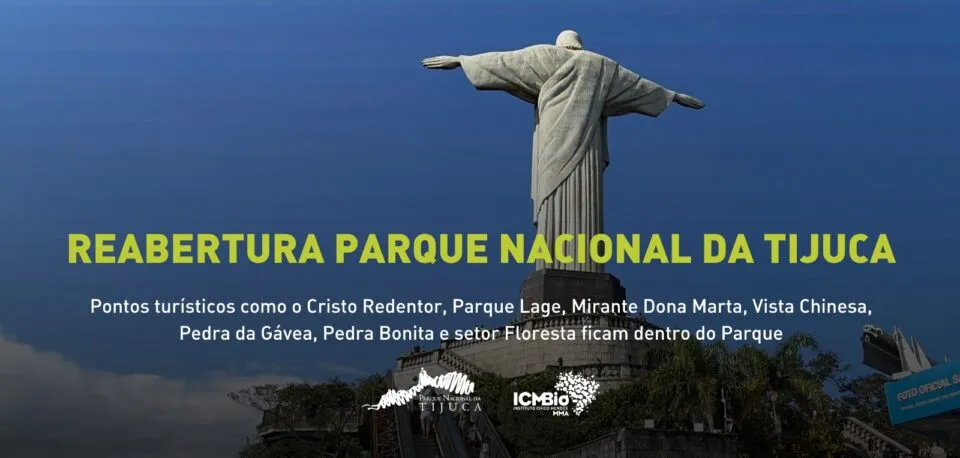 Parque Nacional da Tijuca será reaberto neste sábado (8) após melhora nas condições do tempo