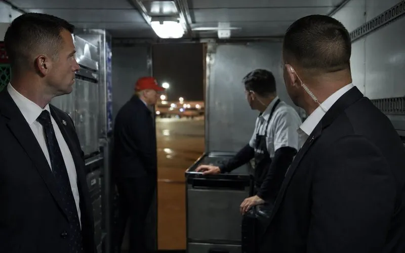 Trump deixa Air Force One em operação secreta