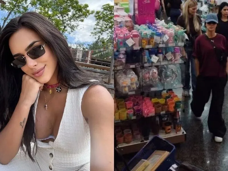 Bruna Biancardi mostra disfarce usado para andar na 25 de Março, em São Paulo
