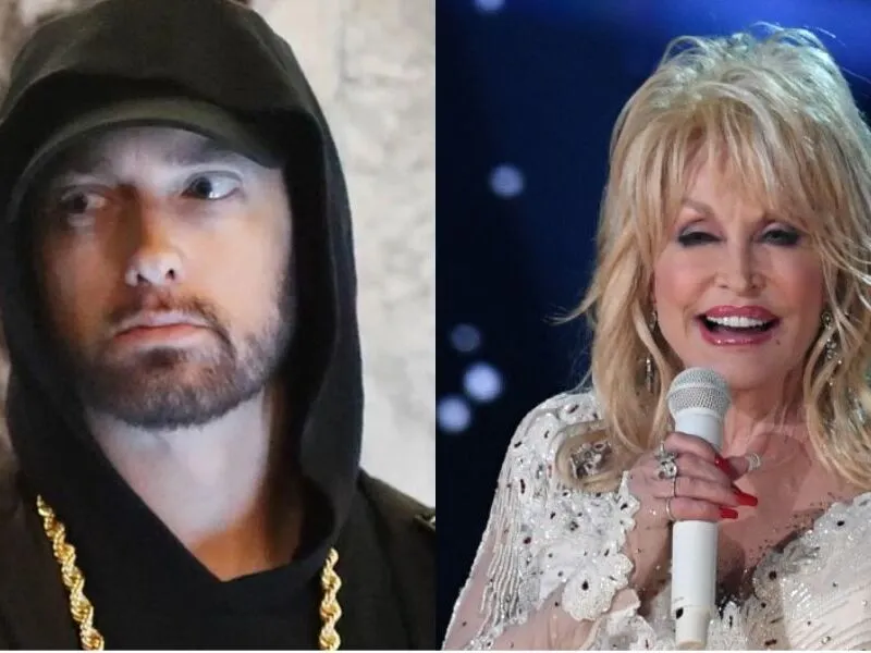 Eminem mostra mensagem carinhosa que recebeu de Dolly Parton antes de sua morte