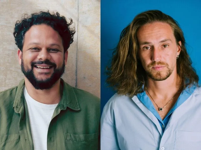 Marcos Almeida e Vitor Kley celebram o encontro em “Varandas”