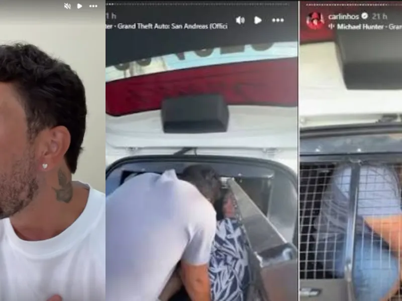 PMs de AL são presos por ceder viatura para gravar ‘pegadinha’ de influenciador Carlinhos Maia