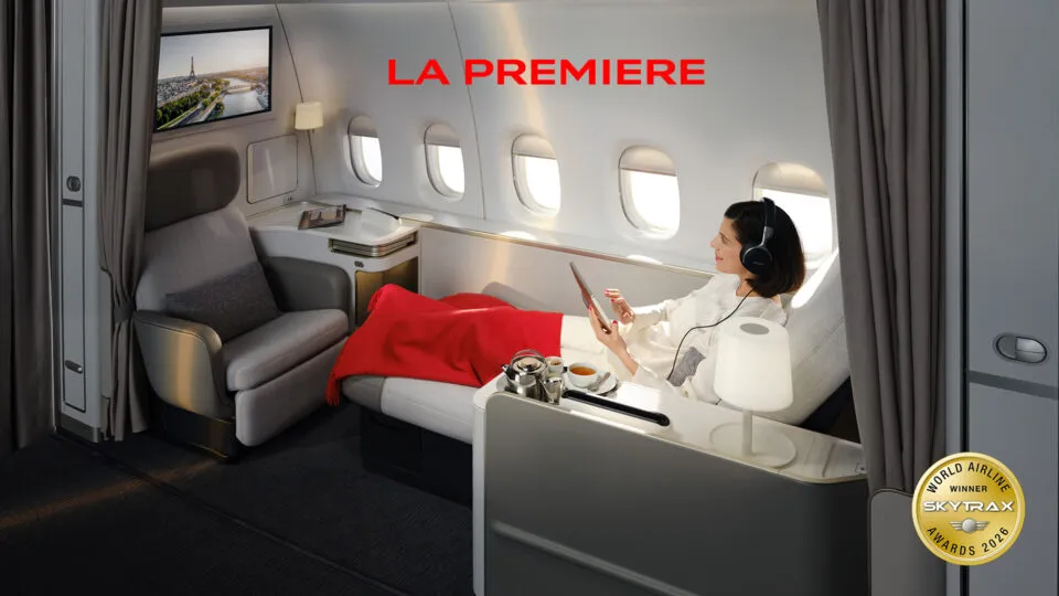 Air France vence prêmio de Melhor Primeira Classe do Mundo no Skytrax 2026