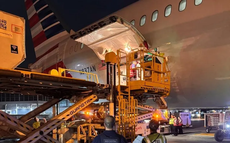 Carga médica urgente tem liberação rápida no aeroporto de Guarulhos