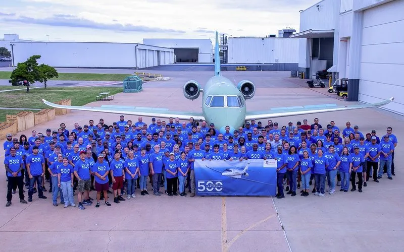 Cessna Citation Latitude alcança 500 unidades produzidas
