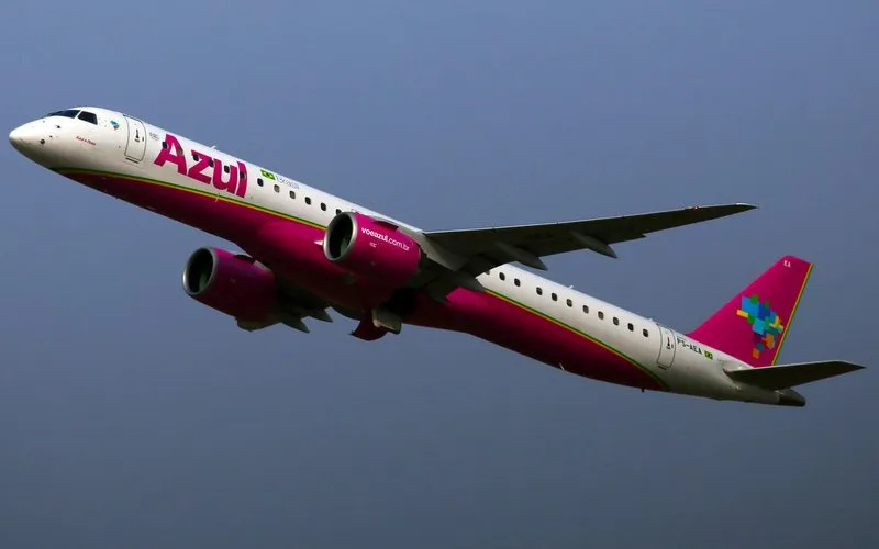 Embraer E195-E2 da Azul voará para mais um destino no Rio de Janeiro
