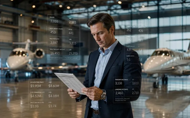 Os números que podem fazer você comprar o avião errado
