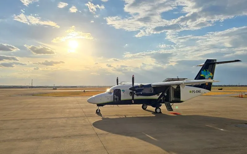 Primeiro Cessna SkyCourier da Azul inicia voo para o Brasil