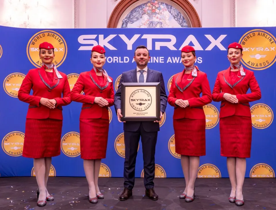 Turkish Airlines conquista título de melhor companhia da Europa pela 11ª vez