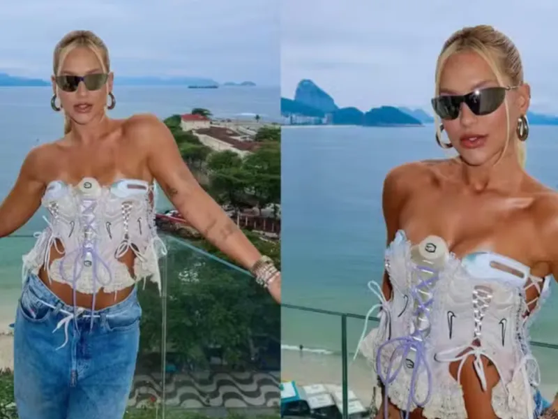 Corset da discórdia: Virginia divide opiniões com look ousado para a NFL