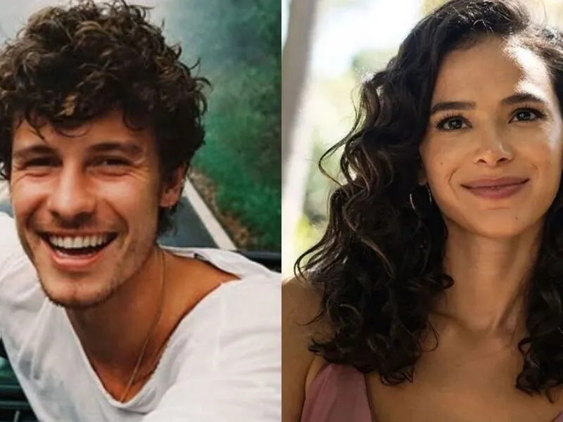 Shawn Mendes e Bruna Marquezine distribuem quentinhas para pessoas em situação de rua no Rio