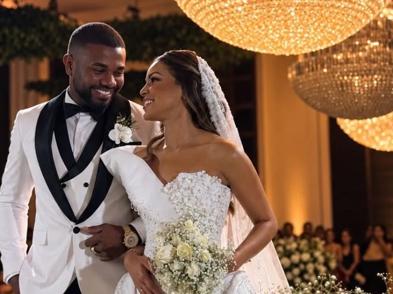 Menu ‘absurdo’, R$ 240 mil em vasos e batalha no TikTok: veja como foi o casamento de Davi Brito