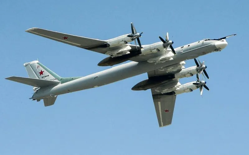 Bombardeiro Tu-95 cai na Rússia