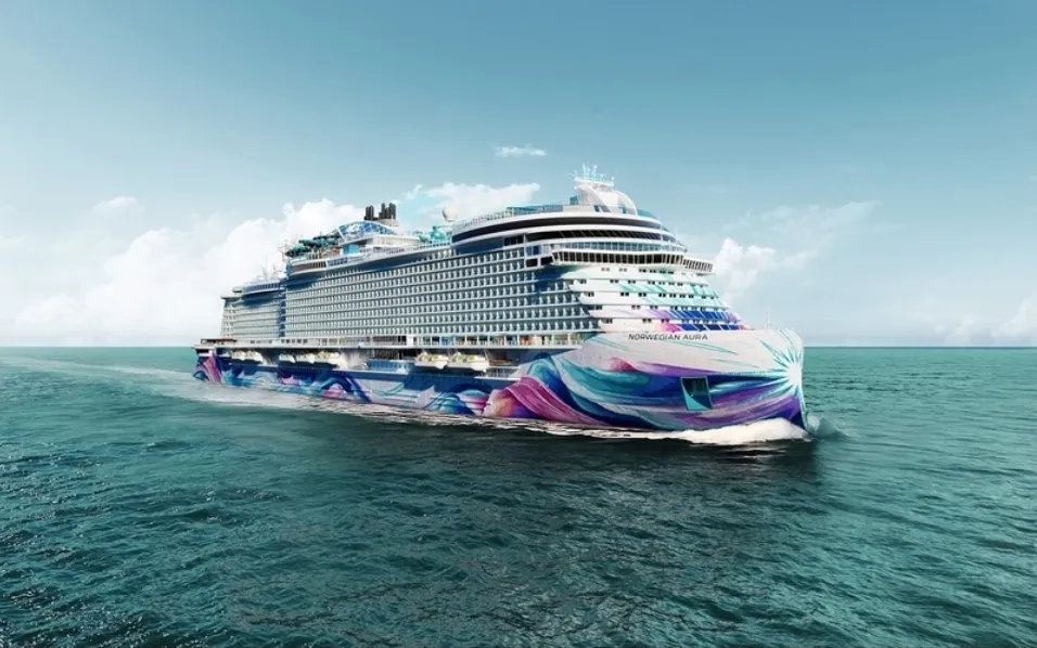 Norwegian Aura terá duas viagens inaugurais pelo Mediterrâneo em maio de 2027