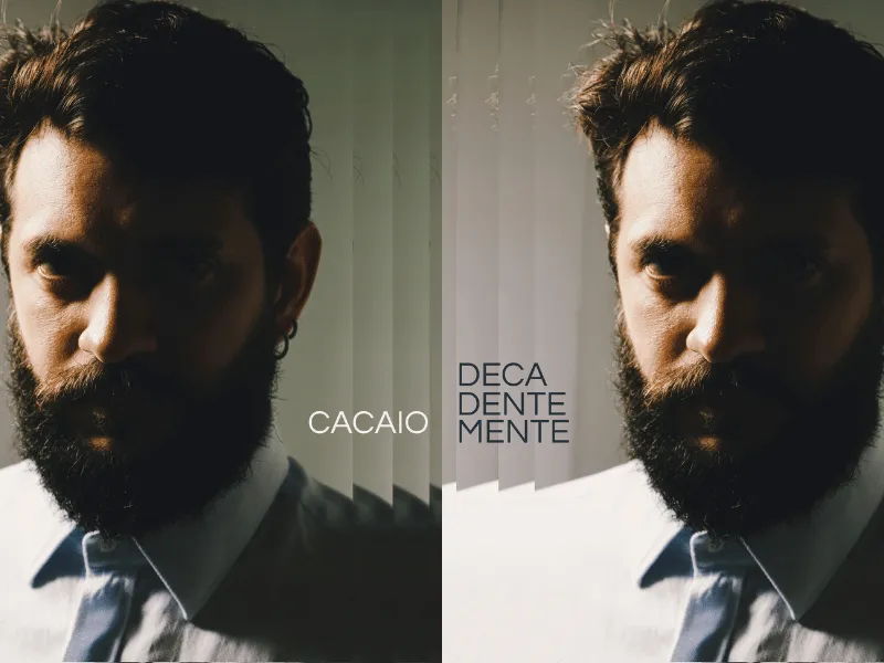 “Decadentemente”, do cantor e compositor Cacaio, ganha lançamento no Youtube