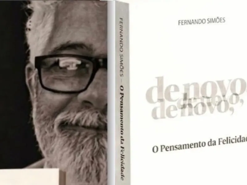 Fernando Simões reflete sobre a felicidade em novo livro, com lançamento nesta quinta (15)