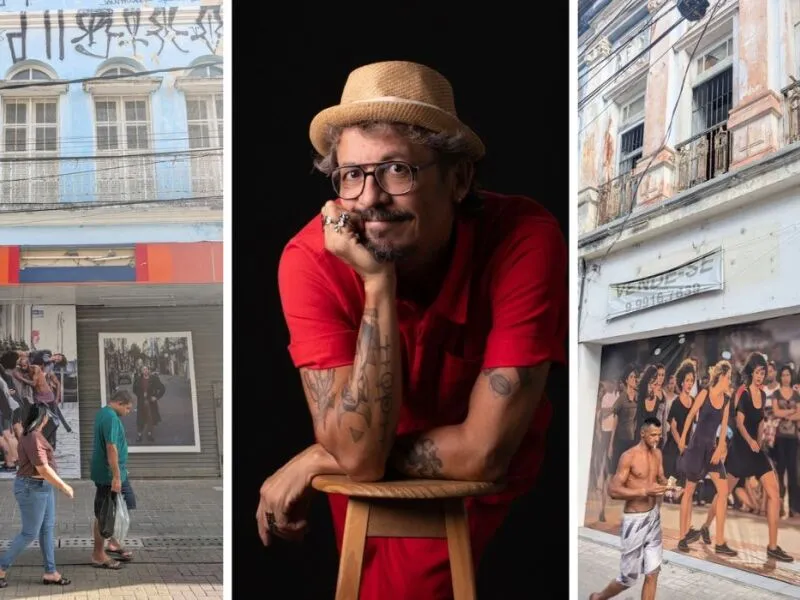 Projeto “Retratos Fora da Caixa” leva estúdio a céu aberto para a Rua da Imperatriz